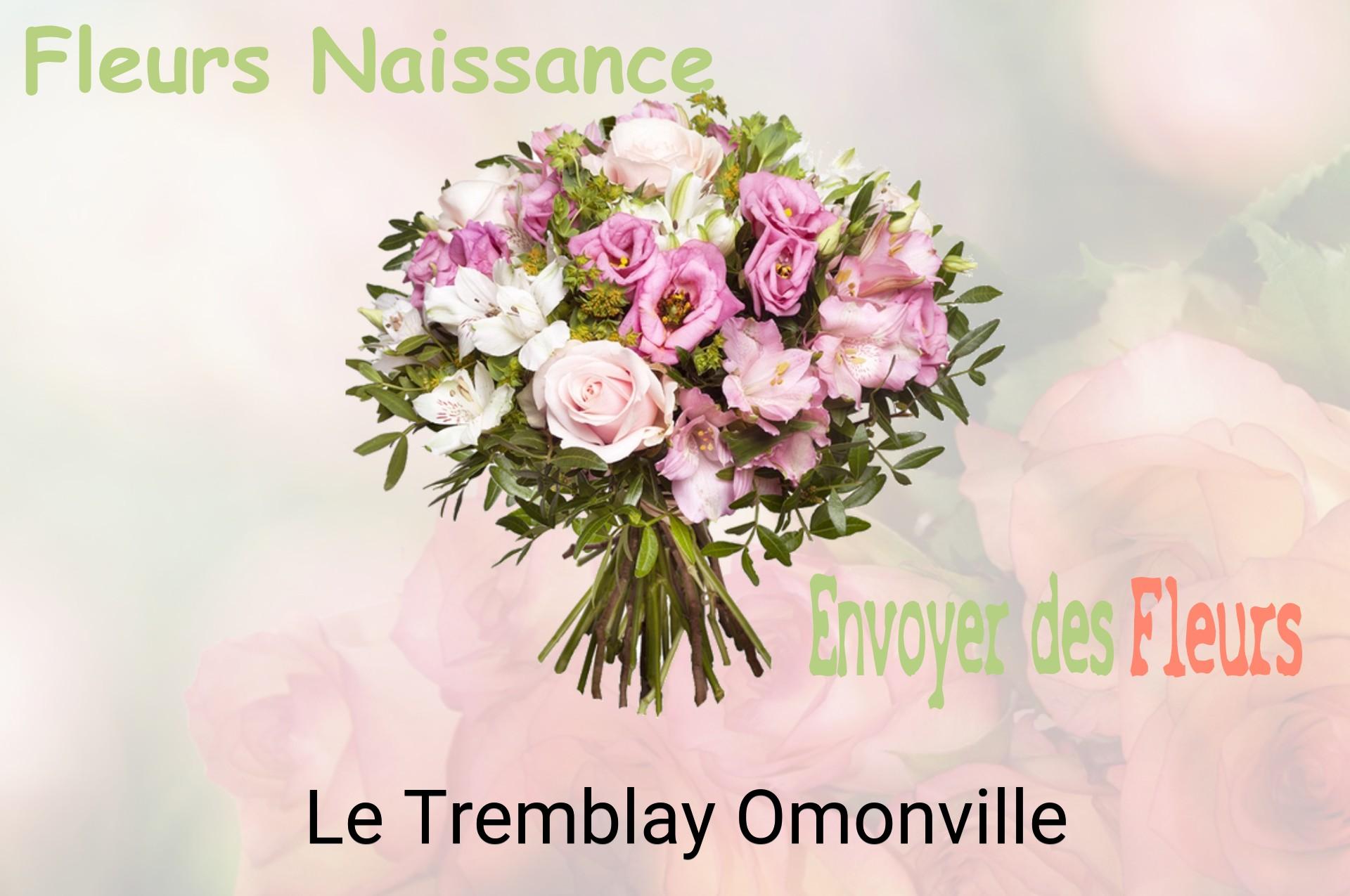 Bouquet de fleurs de naissance livré à Le Tremblay-Omonville